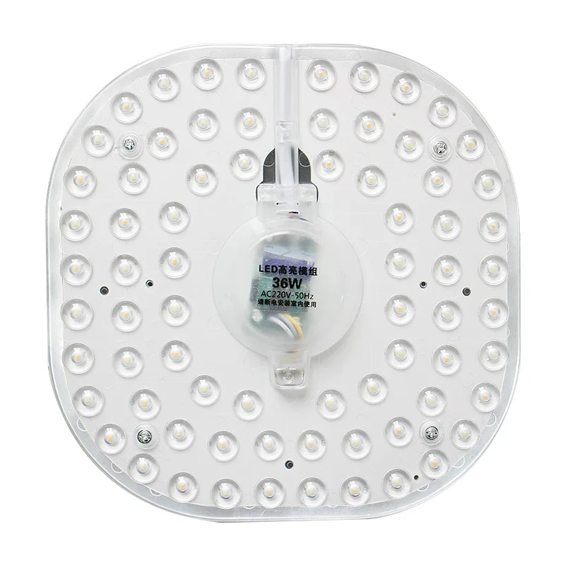 36W 24W 18W 12W 6W LED Ring PANEL Circle Light AC220V-240V Square Ceiling Board The Circular Lamp Board