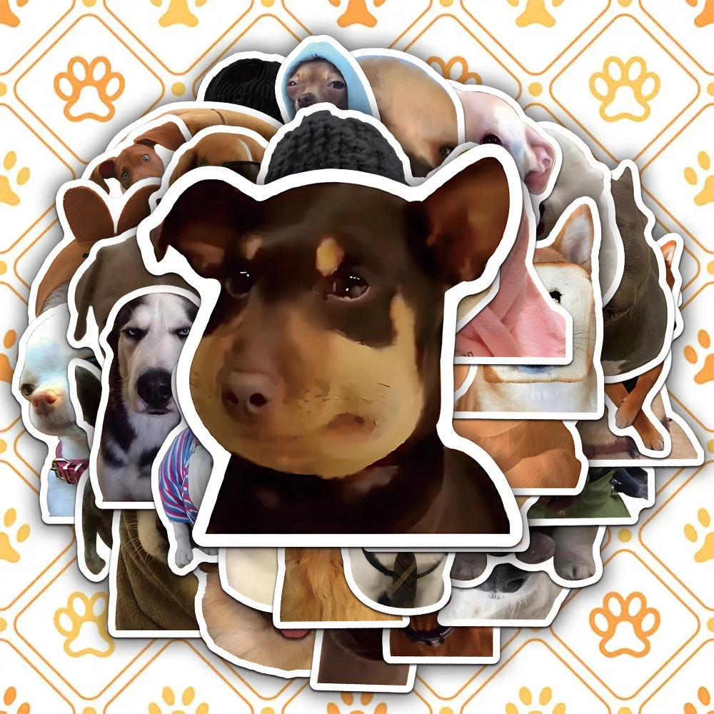 

10/30/50pcs Funny Animal Dog MEME Stickers Cute Cartoon Decals DIY Skateboard Laptop Suitcase Decoration Sticekr Kid Classic Toy