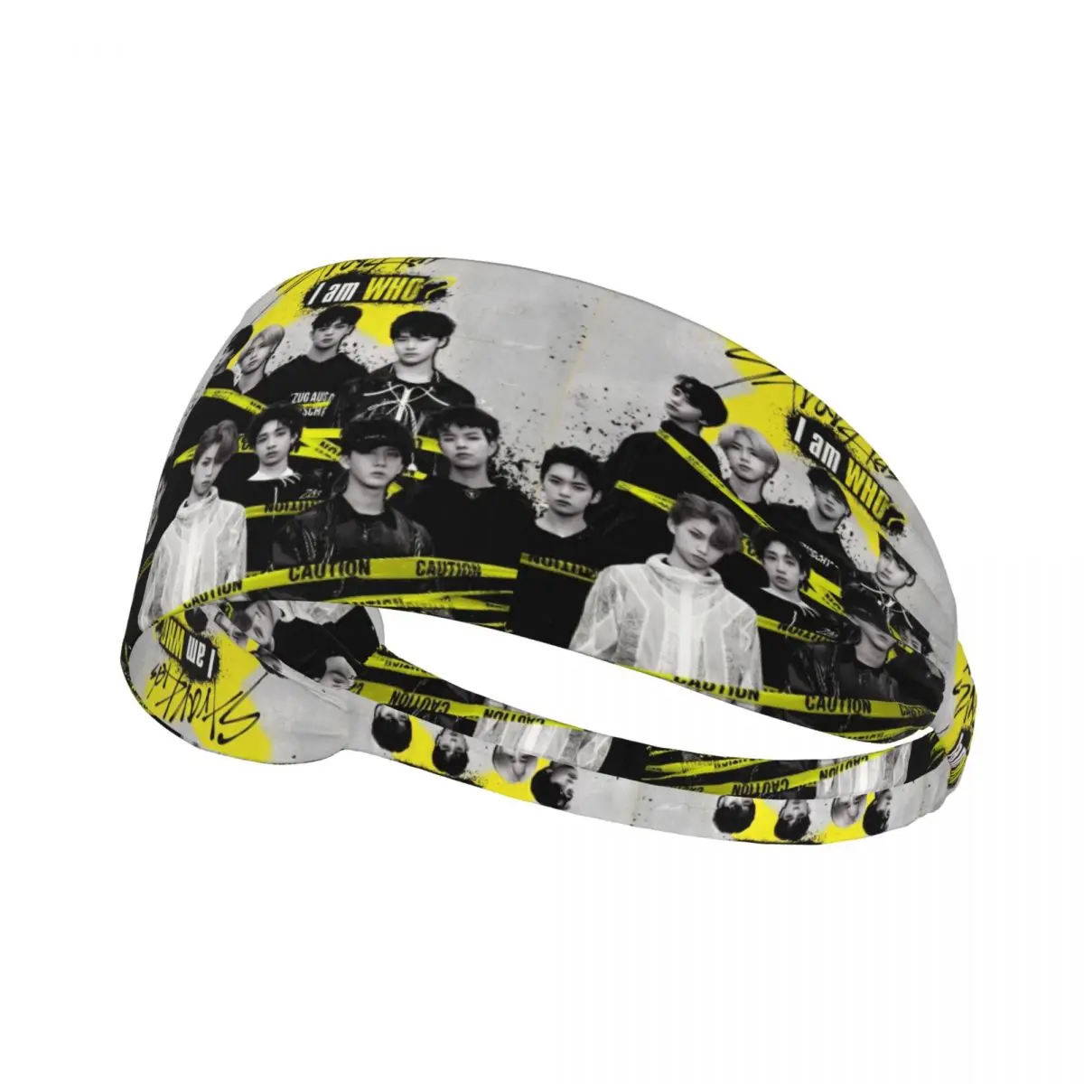 

Пользовательские Kpop Stray Kids Rock Fashion Спортивные повязки для женщин и мужчин Нескользящие быстросохнущие повязки на голову для ТВ-программы Йога