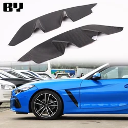 For BMW Z4 G29 2017-2020 Real Carbon Fiber Car Side fender decorative cover Stickers car exterior accessories