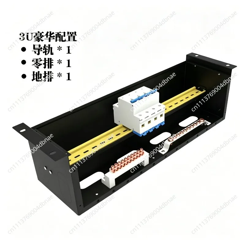 3U Cabinet Power Distribution Box AC Power Distribution Unit Box Communication Open Circuit UPS Power Supply Empty