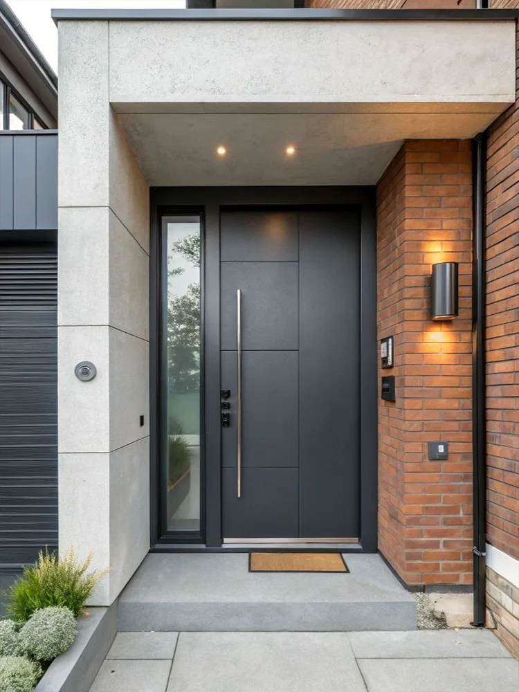 

Sixinalu Swing Entrance Pivot Doors Main Front Exterior Apartment Entry Door Modern Security Door Aluminum Home Decor Custom