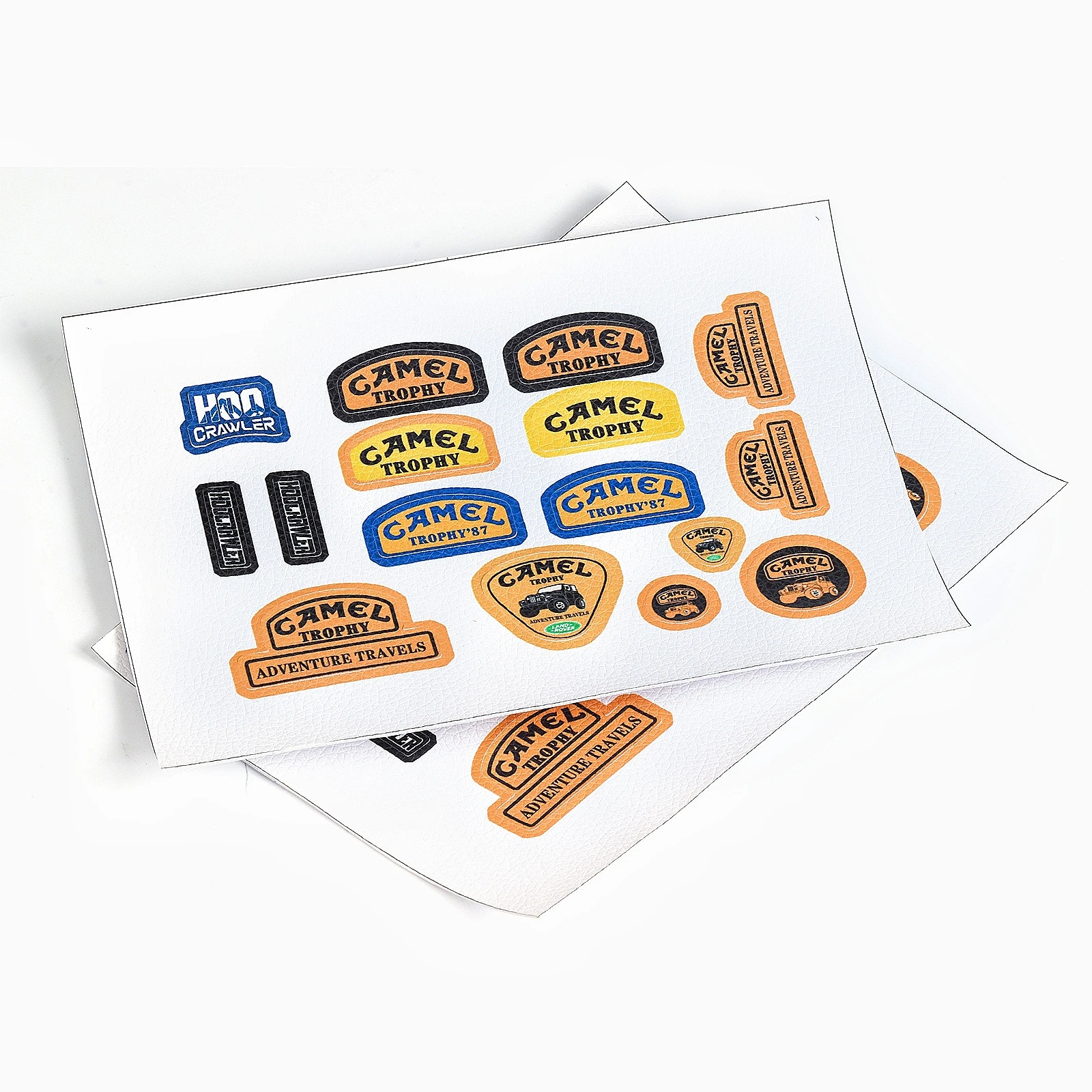 RC Simulation Sticker Camel Trophy Scale Decoration Leather Stickers for 1/10 1/18 1/24 RC Car SCX10 FCX10 TRX4 TRX4M SCX24