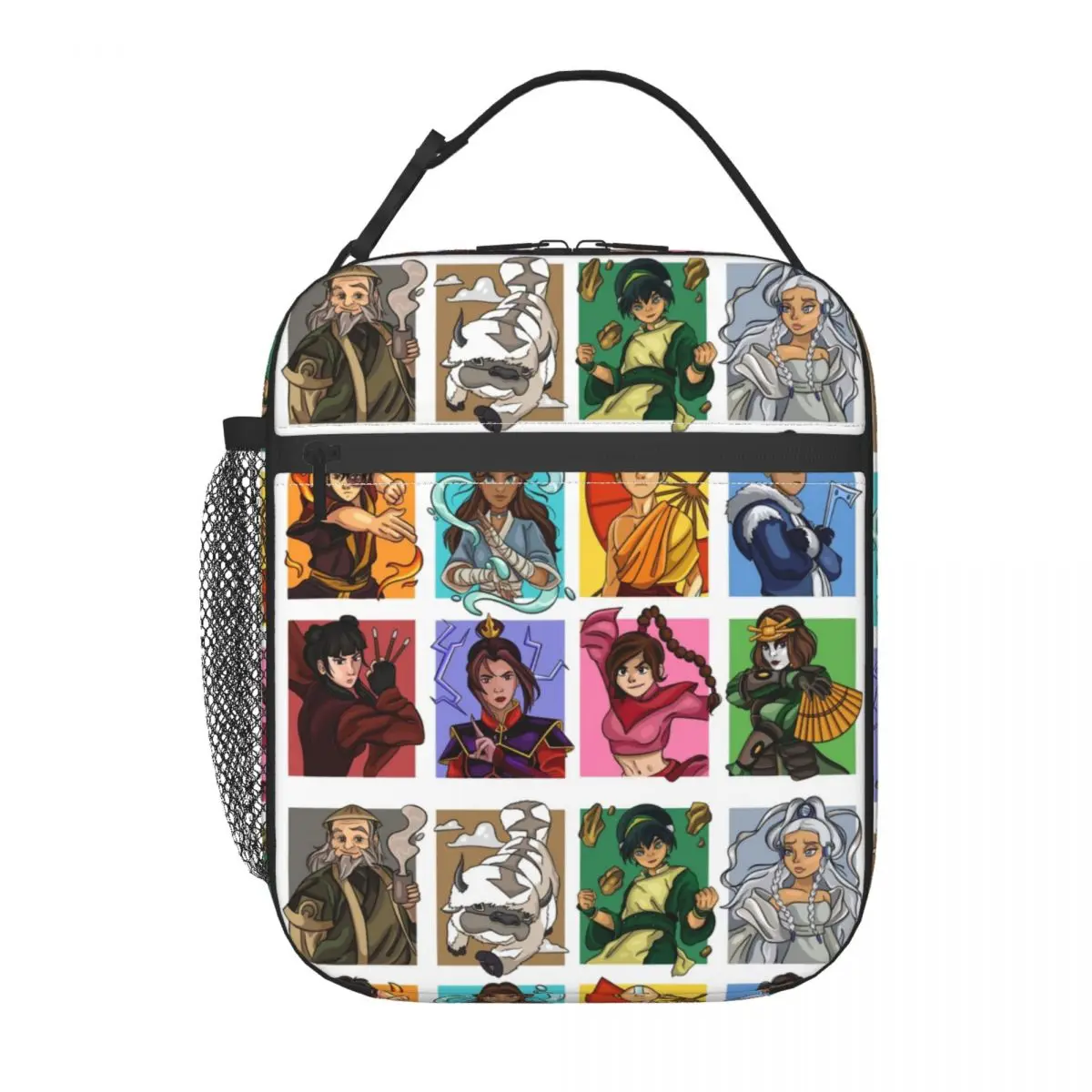 

Avatar-The Last Airbender Digital Art Thermal Insulated Lunch Bags for Work anime Reusable Bento Box Thermal Cooler Lunch Box