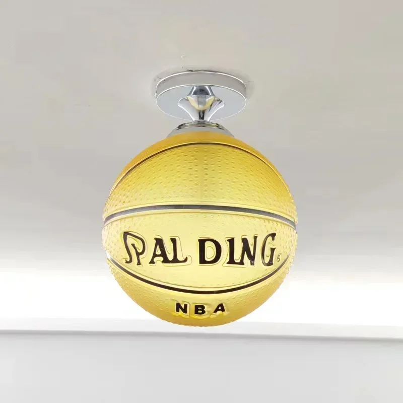 Adjustable Cable for Basketball Ceiling lamp or Pendant D25cm Suit Bedroom Study Corridor Home De Kids Luminous Lustre Fixtures