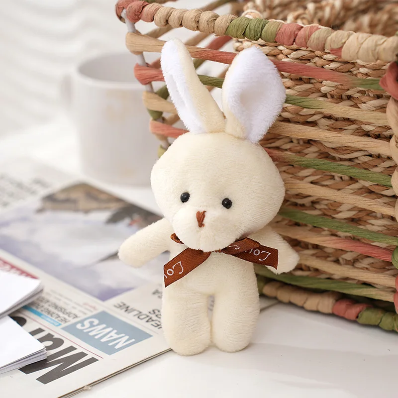 

10/30pcs 16cm Mini Bunny Keychain Doll Toy Lovely Backpack Decoration Gifts Birthday Party Wedding Decorations Wholesale