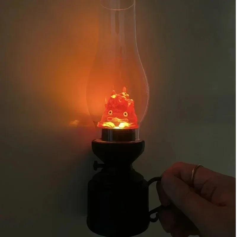 Vintage Flame Light Casifa Night Lights Cartoon Anime Flame Kerosene Candle Light Atmosphere Light Decor Home Party Decoration