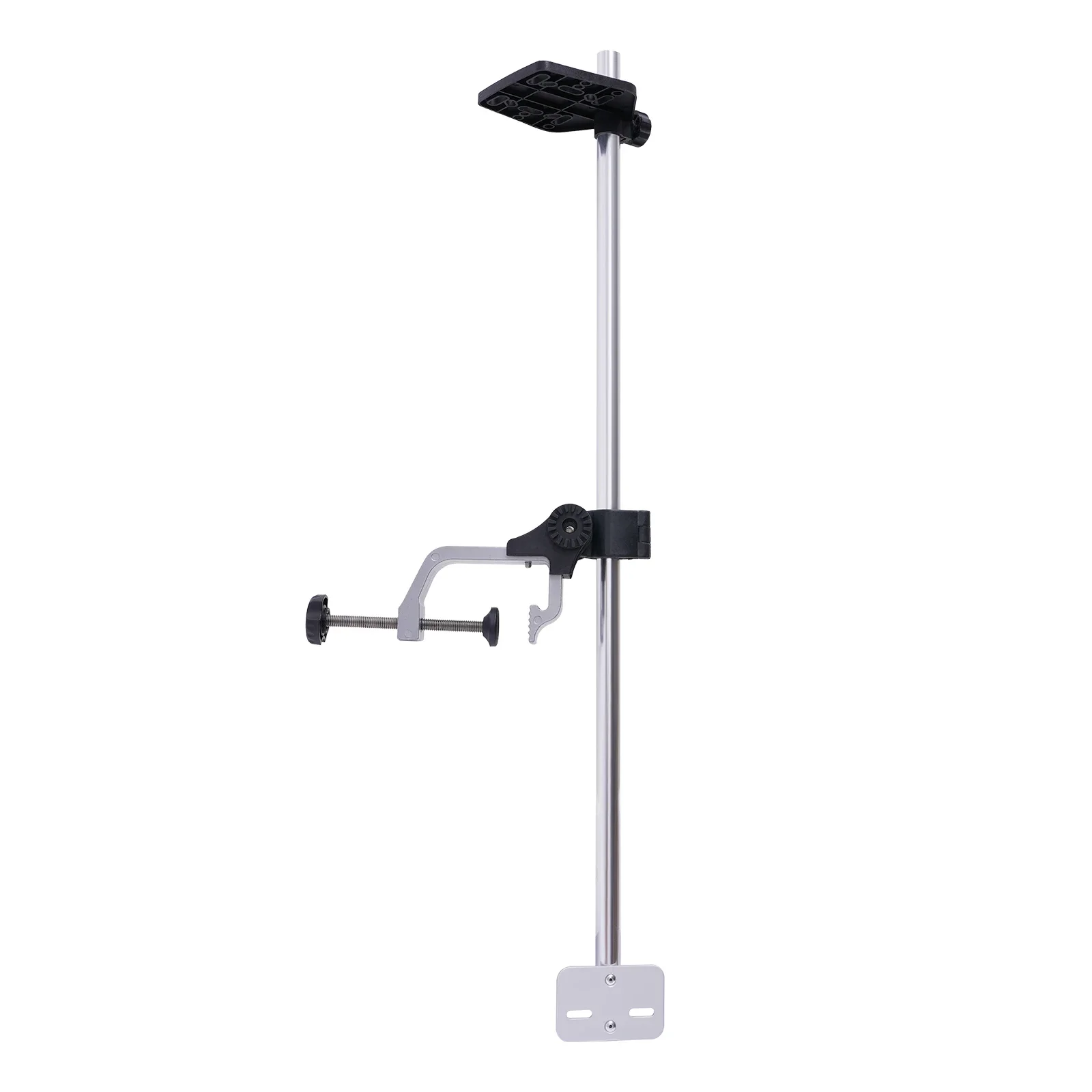 

Portable Fish Finder Bracket Mount Holder 360° Rotating Strong And Durable Large Clamp Max. opening 2-3/4 "