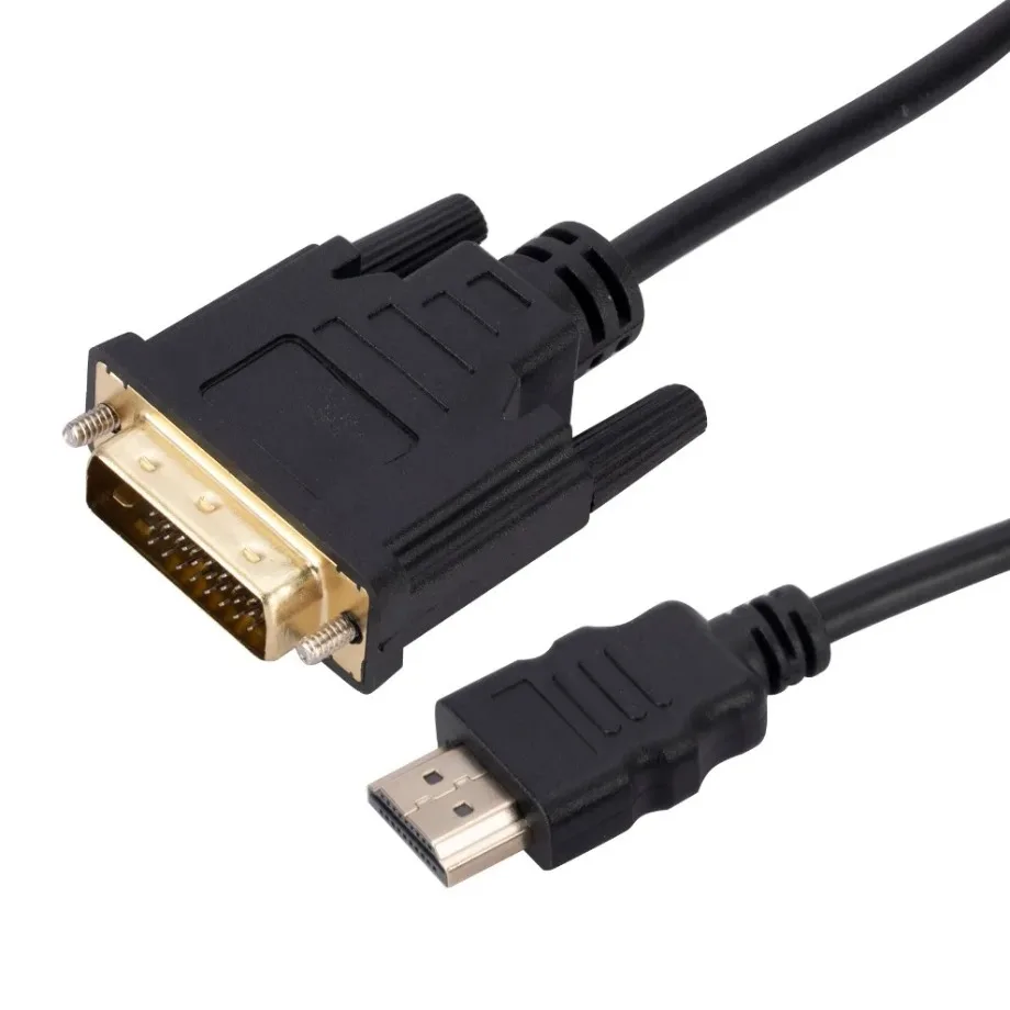 4K HDMI-compatible to DVI Adapter Cable 1080P Bi-direction 24+1 DVI DVI-D To HDMI-compatible Converter For HDTV XBOX DVD TV Box