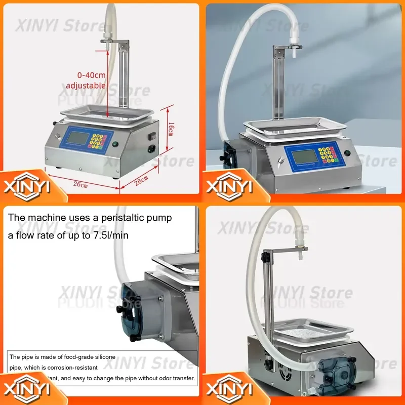 for Small Liquid Filling Machine Automatic Bottle Quantitative Dispenser for Cosmetics Essential Oils Serum Adhesives High