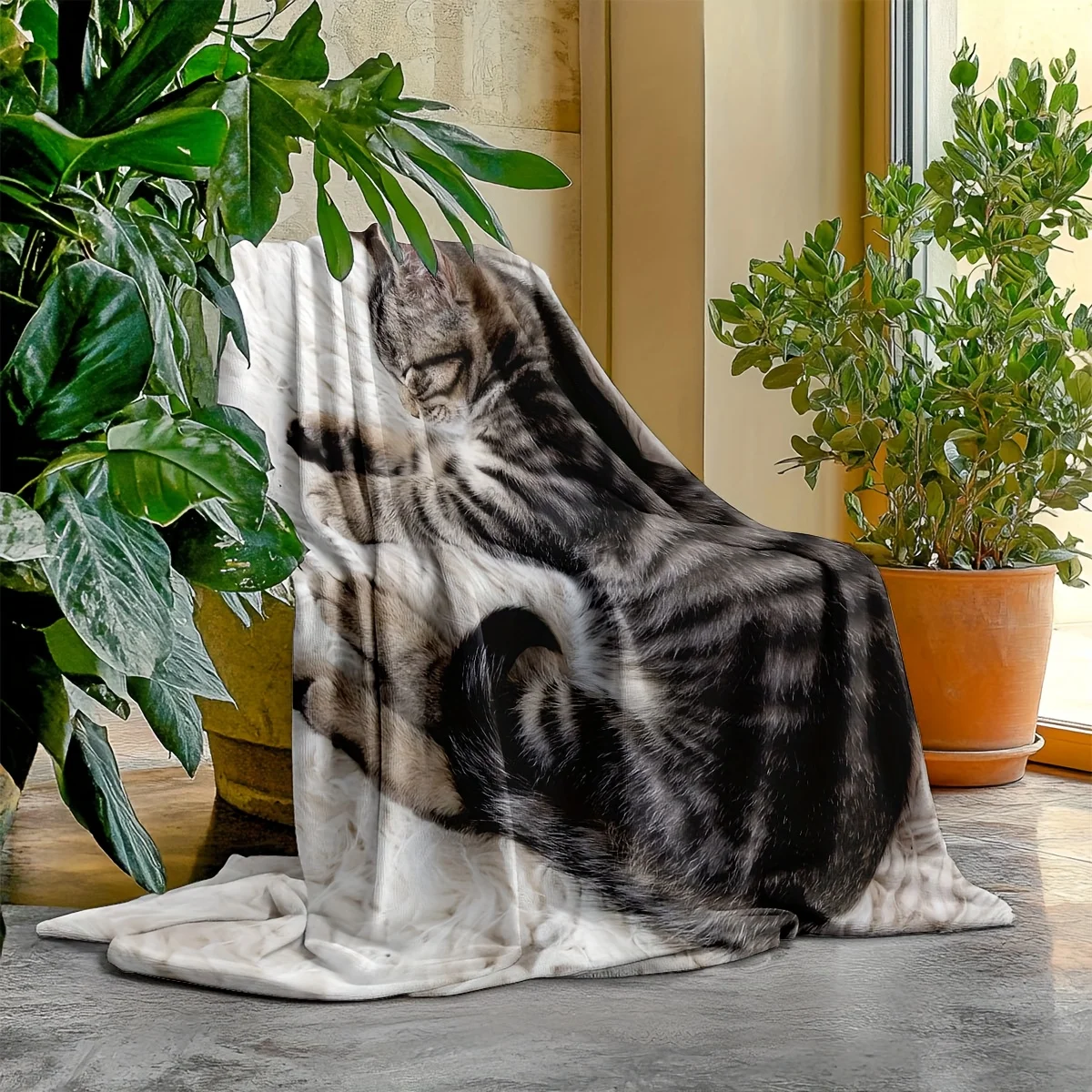 Cobertor de flanela para gato - Home Office Design Ideas avaliação e preço