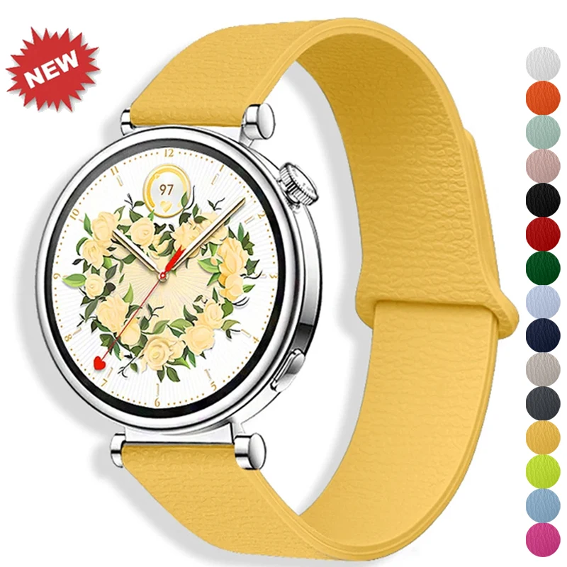 14mm 18mm 20mm 22mm Silikon Magnetarmband für Huawei Watch 6/5 GT6/5 Pro 46mm GT4 41mm Sportarmband für Samsung Galaxy Watch
