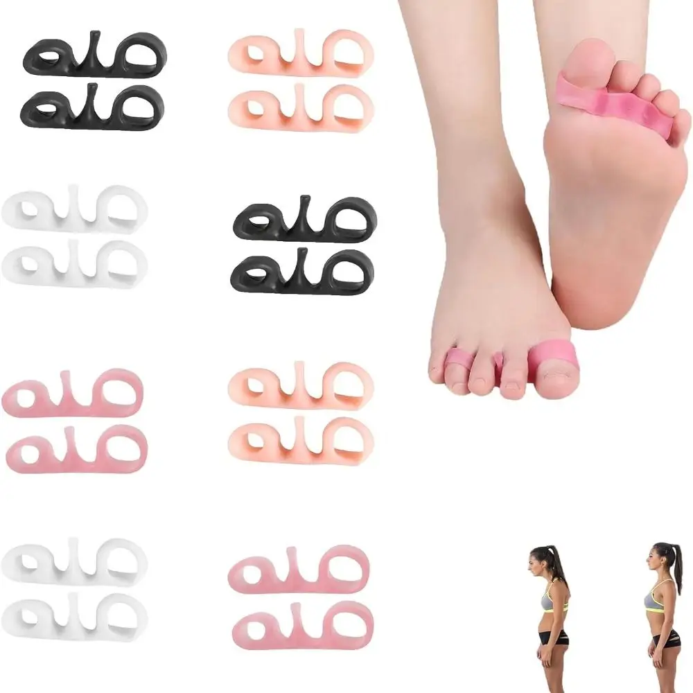 Migliora l'equilibrio e allevia il dolore ai piedi Bodyfeet allineatori Kit Silicone invisibile postura cura divaricatori per dita separatore Kit in Silicone