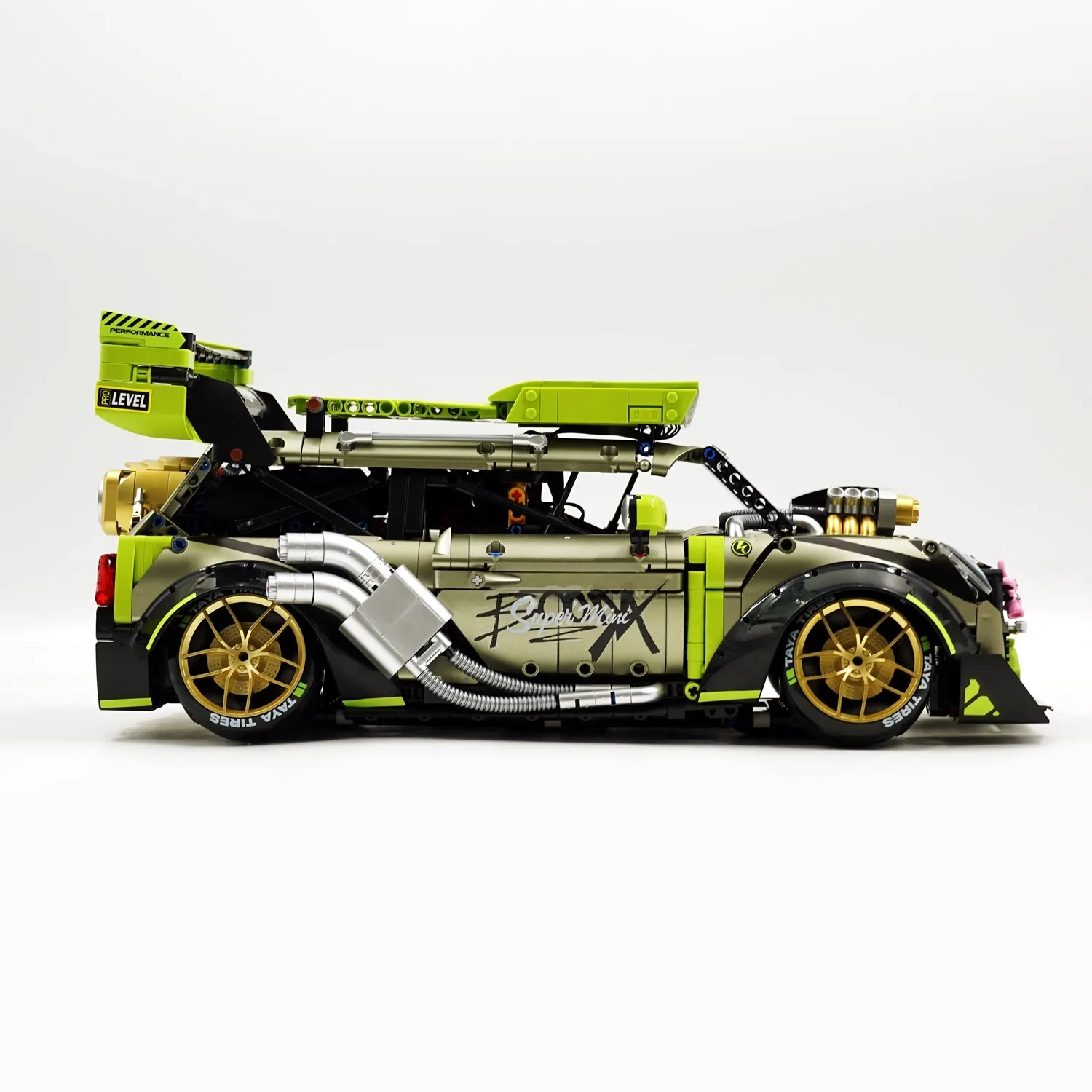 GULY 10632 التقنية MOC 1:10 سوبر سبورت سيارة التحكم عن بعد نموذج مركبة اللبنات الطوب لتقوم بها بنفسك لغز RC اللعب الهدايا