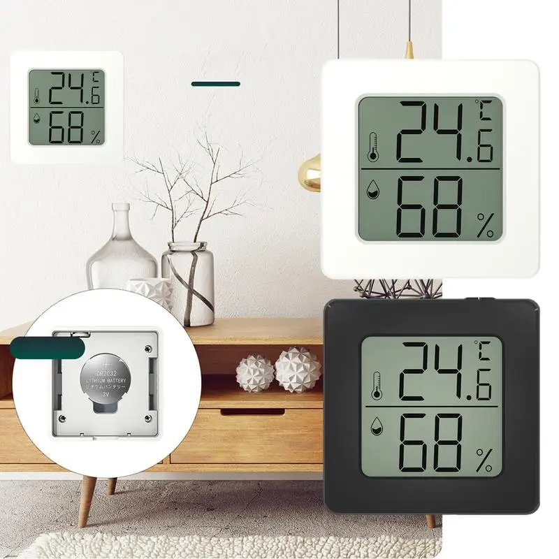 Multipurpose Mini LCD Digital Thermometer Hygrometer Indoor Room Temperature Humidity Meter Sensor Gauge home Weather Station