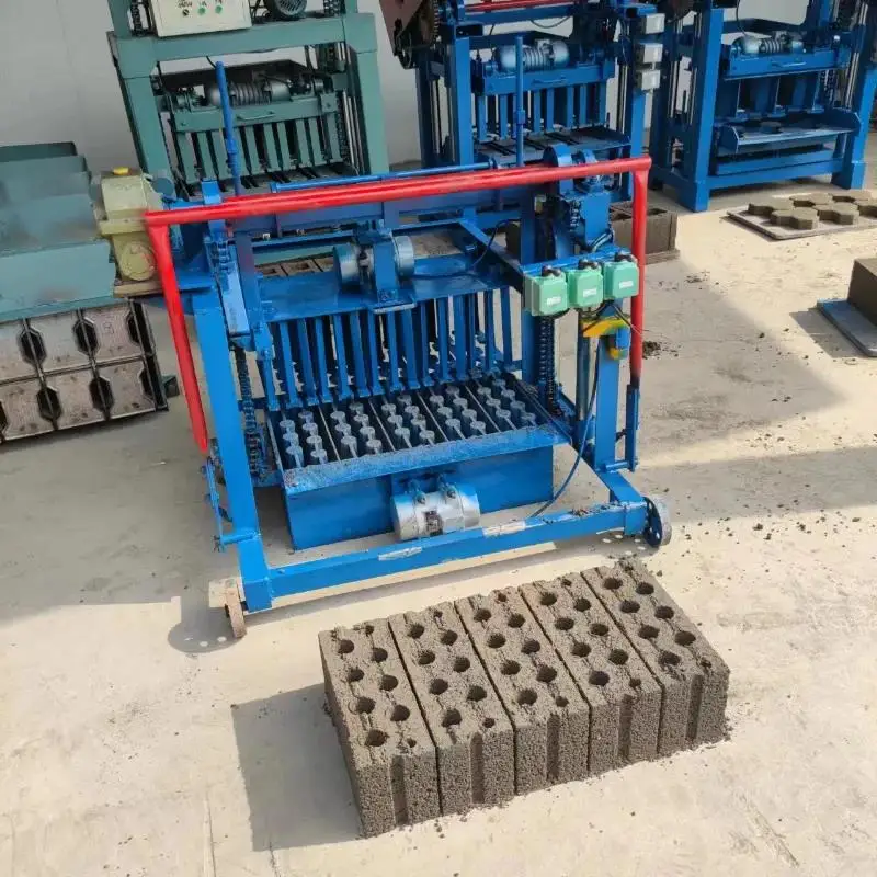 YG Customized Semi Automatic Brick Making Machinery Price Building Construction Concrete Block Make Machine Sale for Netherlands