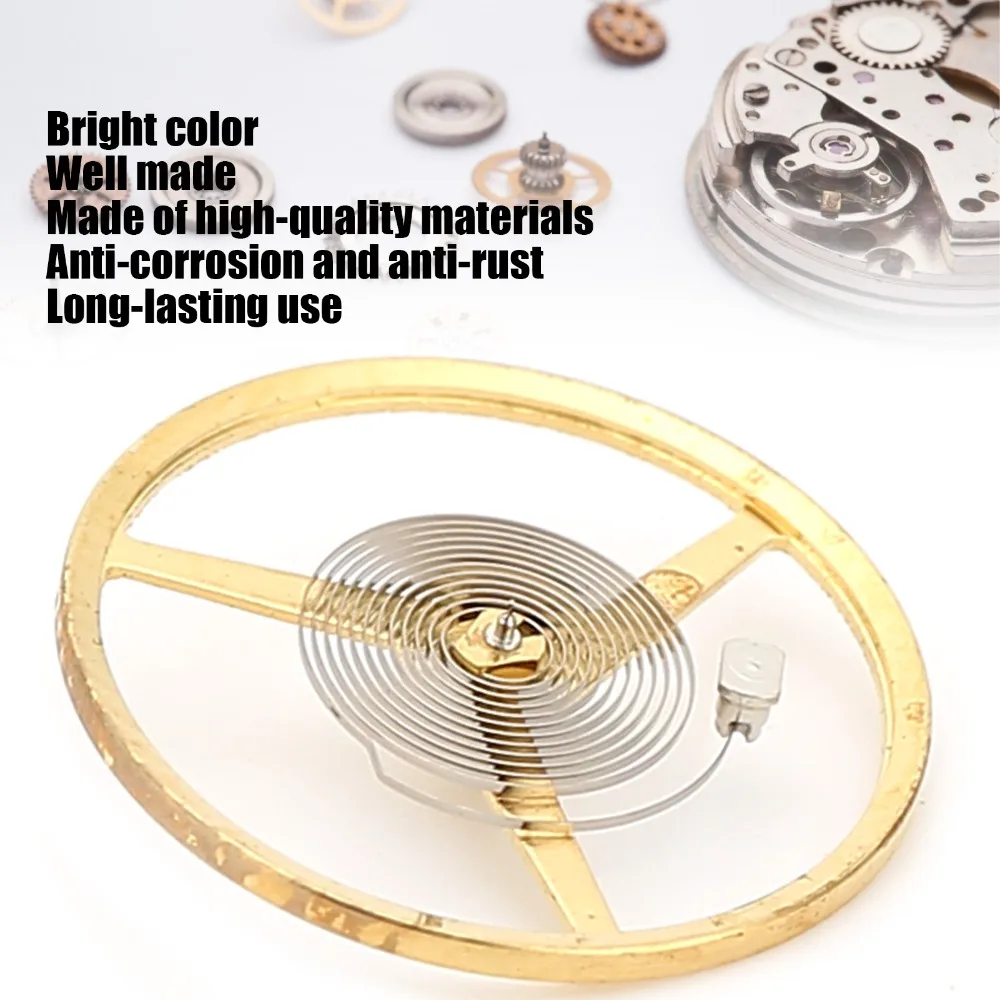 Compact Size Watch Balance Wheel Gold Alloy Watch Movement Accessories Movement Regulator for For 2836 balance wheel