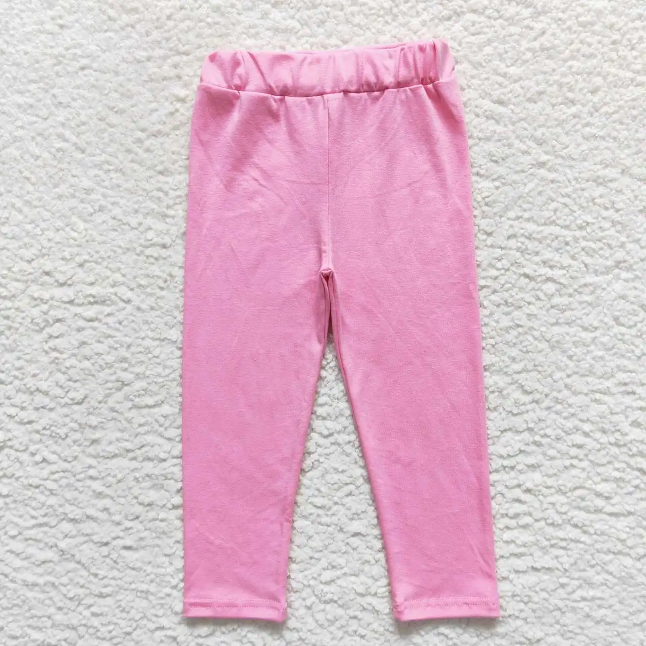 

Wholesale Girls' Autumn And Winter Trousers With Multi-Element Colors, Bright Solid Colors And Elastic Features