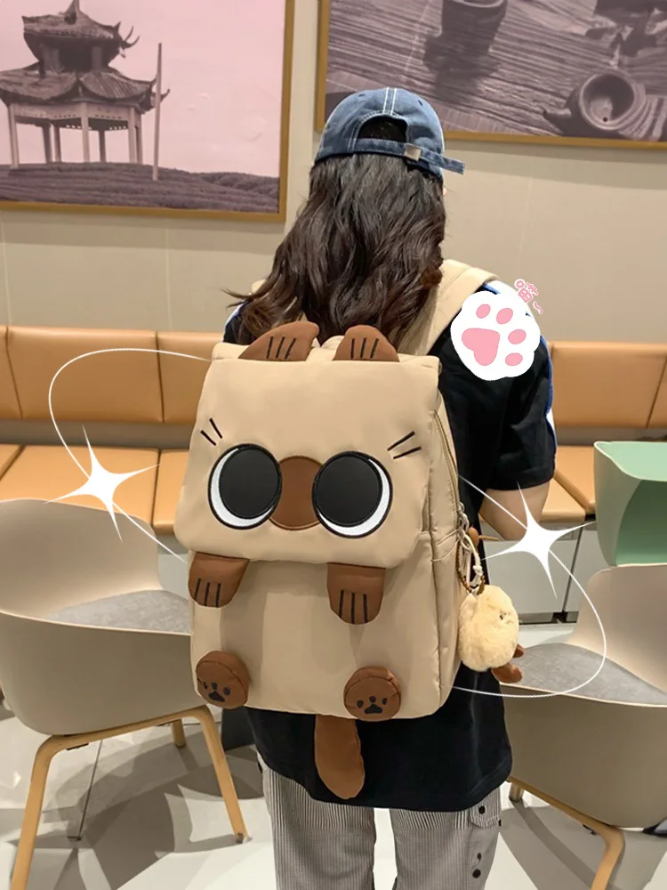 

Siam Design Bapa for Girls Middle School High School Students Cute Ugly Trendy Dual oulder Bag Sweet Cool Sle Can...