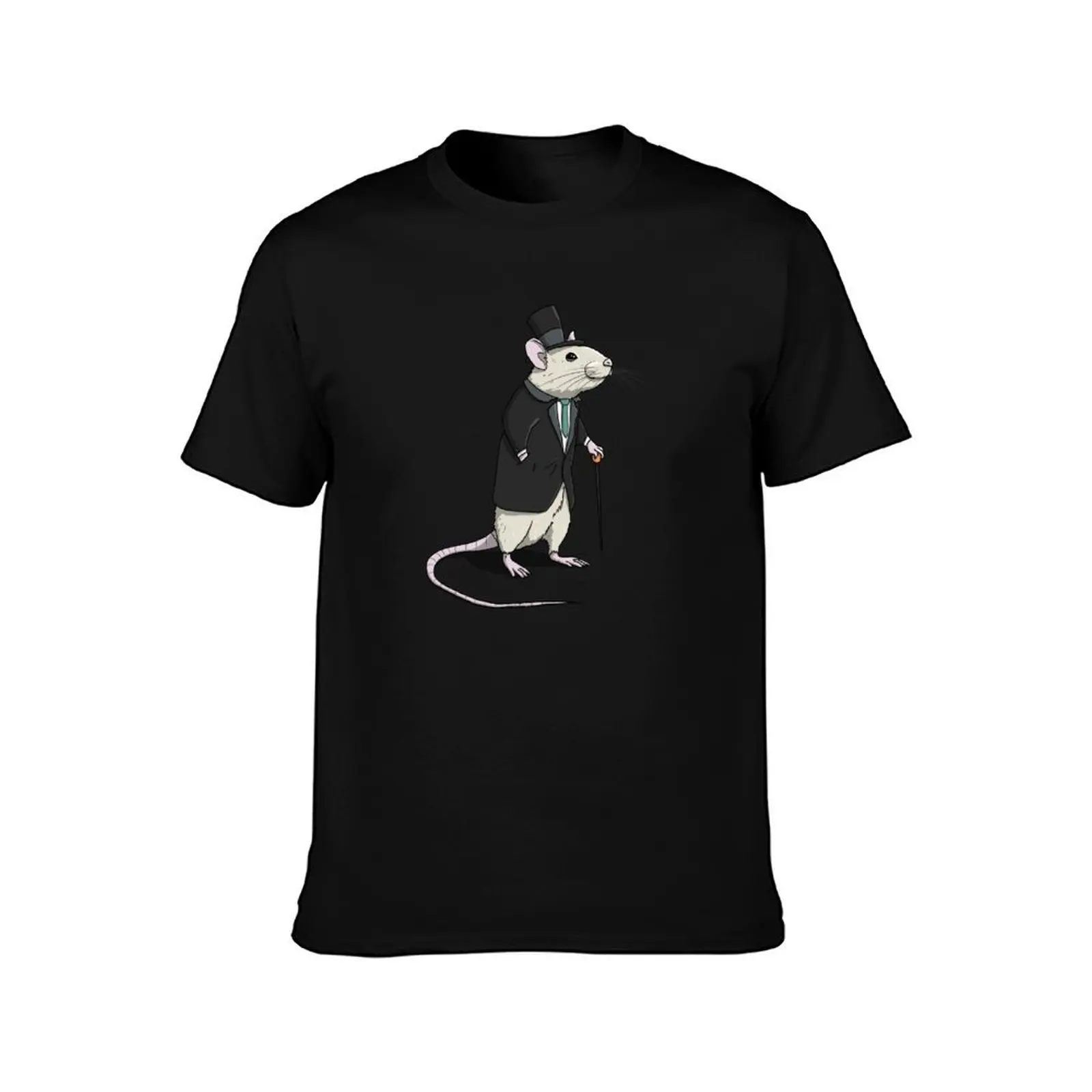 Fancy Rat T-Shirt Sweat Resistant Workout Tee Shirt T-Shirt