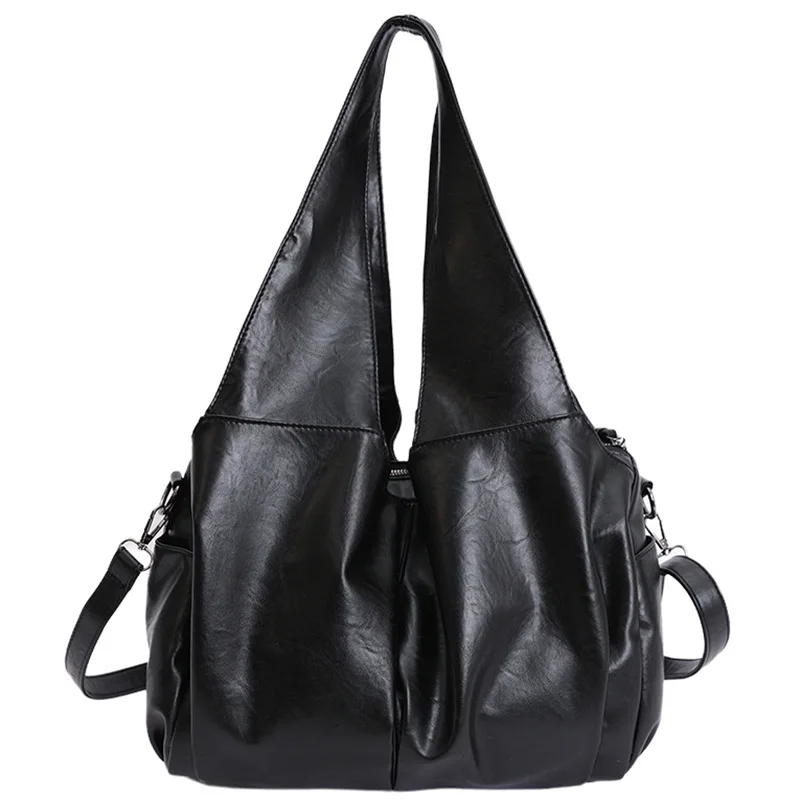 حقيبة يد كلاسيكية مريحة لعام 2025، محفظة كتف واسعة للنساء، حقيبة كروس للركاب بسيطة، حقيبة كاجوال من النهار إلى الليل #5