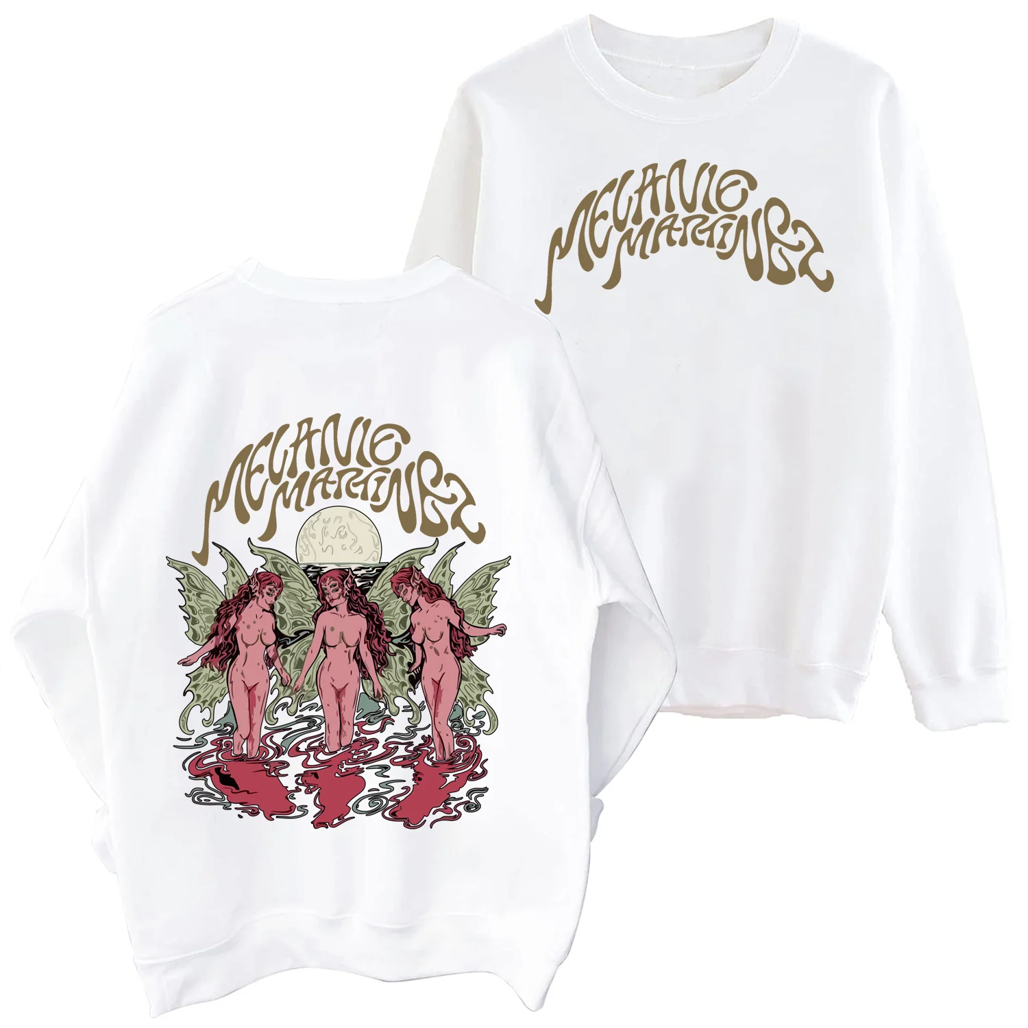 Portals Tracklist Melanie Martinez Sweathsirt Man Woman Harajuku Round Neck Long Sleeve Oversized