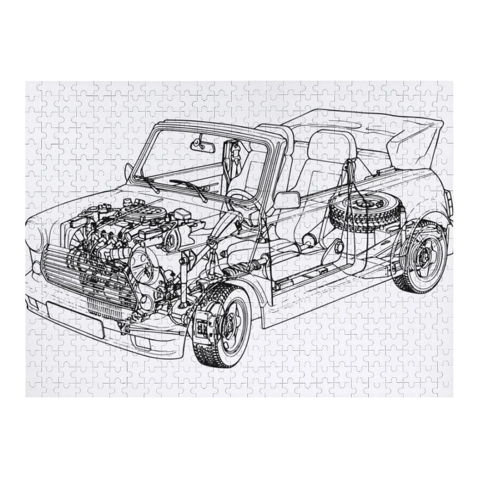 Puzzle Austin invisibile Diorama Accessori Nome Giocattolo in legno Woods per puzzle per adulti