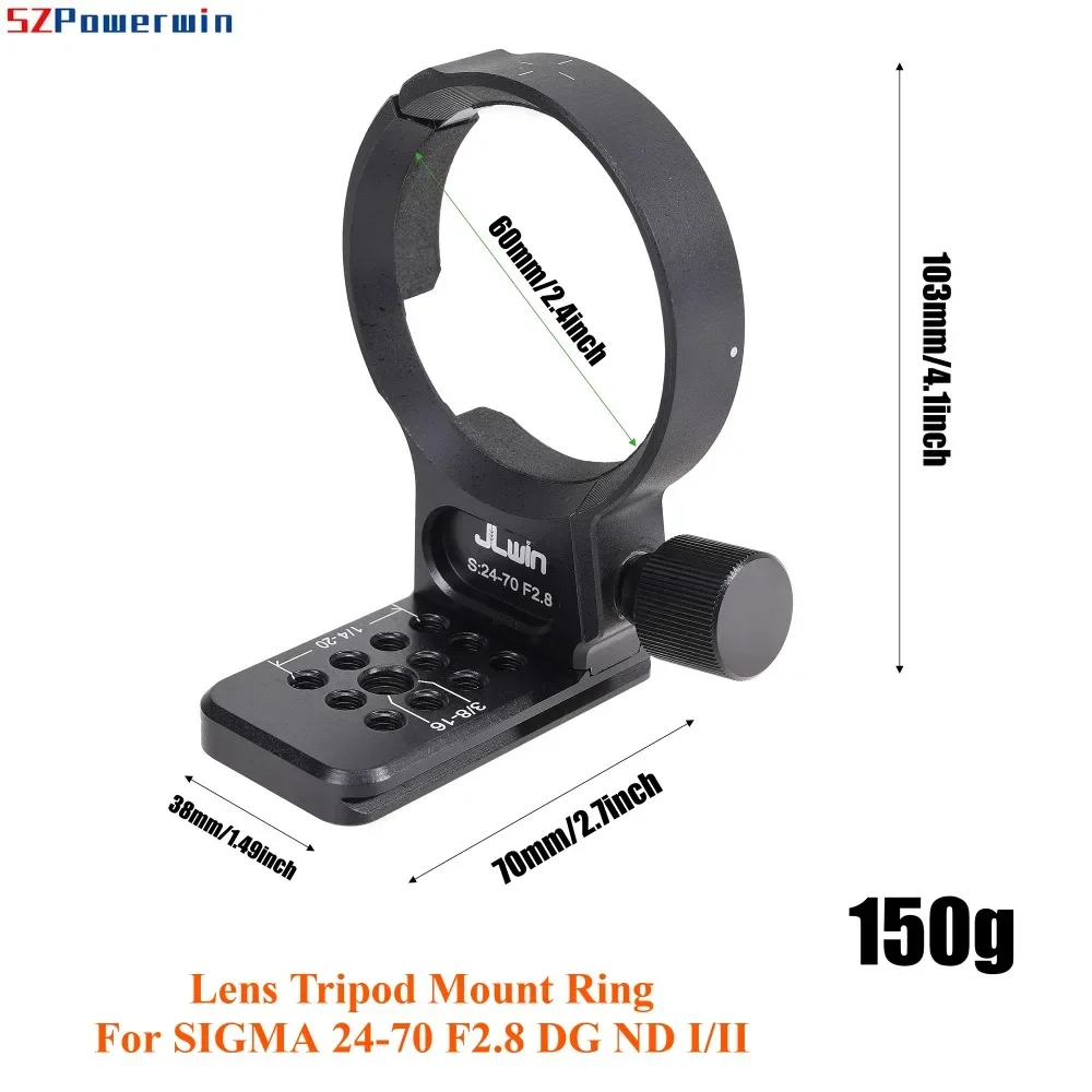 

Кольцо крепления штатива объектива для SIGMA 24-70 мм F2.8 DG ND I/II для Sony E-port Наклейка объектива Кожа 24-70 F2.8 Адаптер кольца штатива