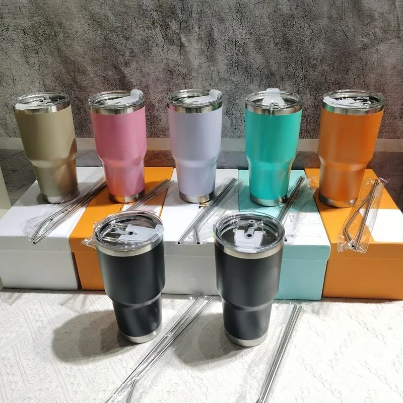 

Маленькая и роскошная стильная Высококачественная подарочная коробка большая кружка Цветная Пластиковая спрей американская кофейная чашка