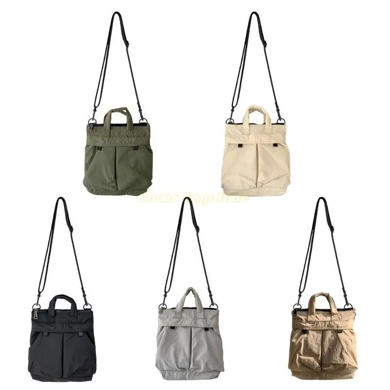 

X90D Nylon Shoulder Bag Large Capacity Casual Shoulder Bag Tote Handbag for Women Men