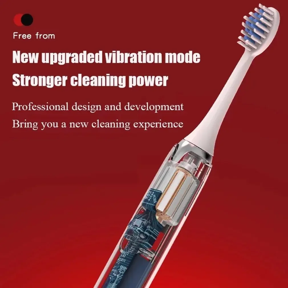 Adult Electric Toothbrush USB Rechargeable Ultra Sonic Washable Relaxing Powerful 5 Speed Electric Toothbrush