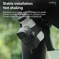 ROCKBROS Bicycle Saddle Bag Fully Waterproof Seamless Expandable Lightweight Portable Storage Bag Tail Bag Multifunctional