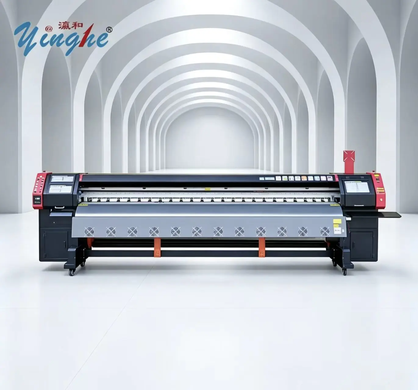 Factory Direct Large Format Solvent Ink Printer 3.2m With 8 Head 512i For Billboard Factory Banner Printing Business