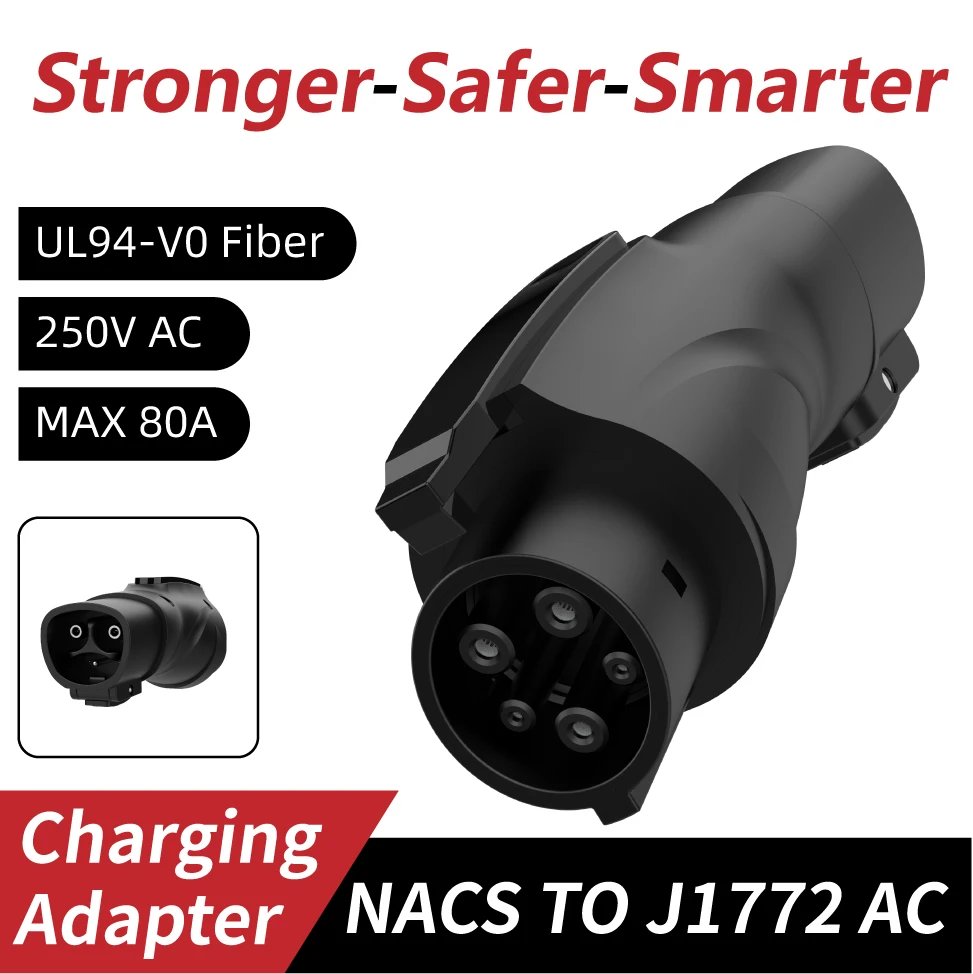 MiniBreeze V2L Portable EV Adapter Plug US Version J1772 Socket Discharger EV Connectors For MG BYD Genesis