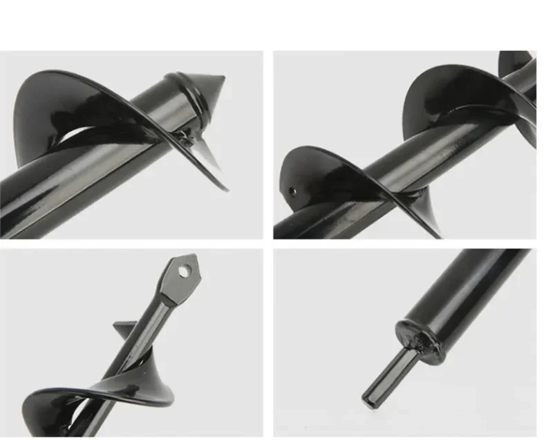 Garden Planter Spiral Drill Bit Flower Bulb Auger Yard Gardening Bedding Planting Post Hole Digger Tools