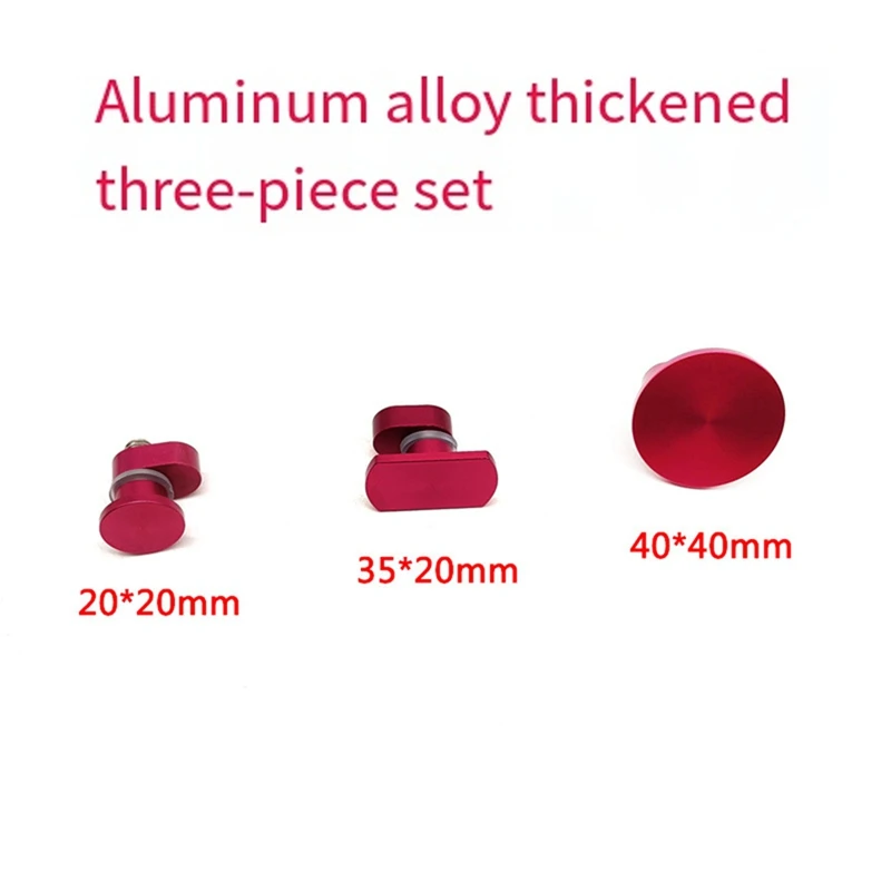 ABCA-3PCS Dent Removal Puller Tabs Accessories Easy To Use Aluminum Alloy Car Dent Repair Tool Free Sheet Metal Repair Tool