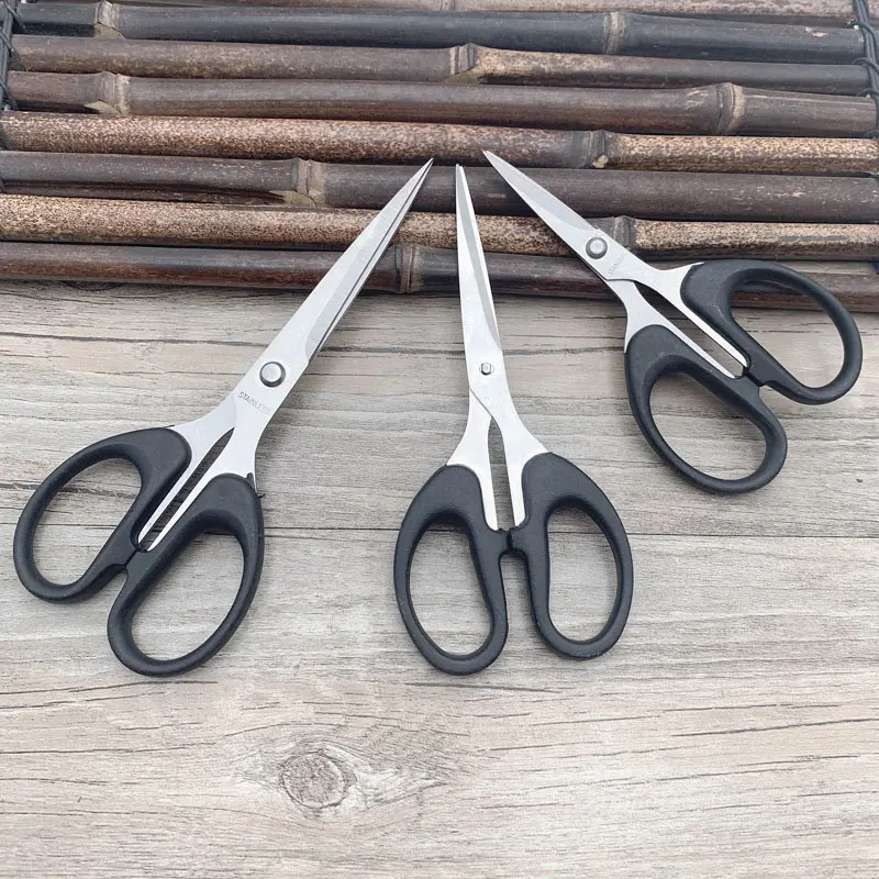 Manual DIY  School Office Scissors Paper Cutting Stainless Steel  Student Craft Supplies Scissors Kitchen Tool