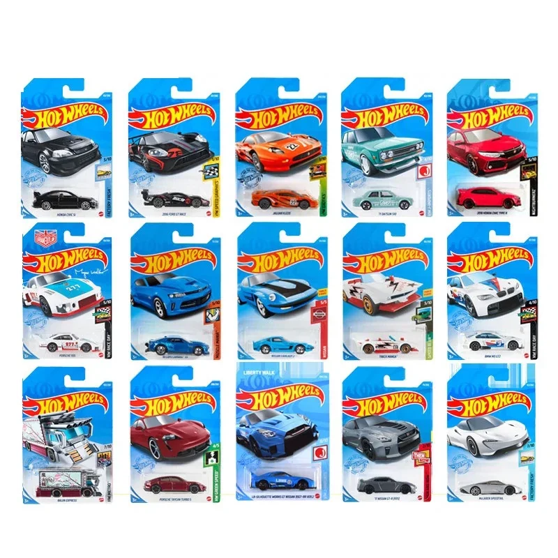 Original Hotwheels Toy Car Hot Wheels Toys for Boys 1/64 Diecast Audi Ford pagani Koniseg Toyota Model Children Collection Gifts