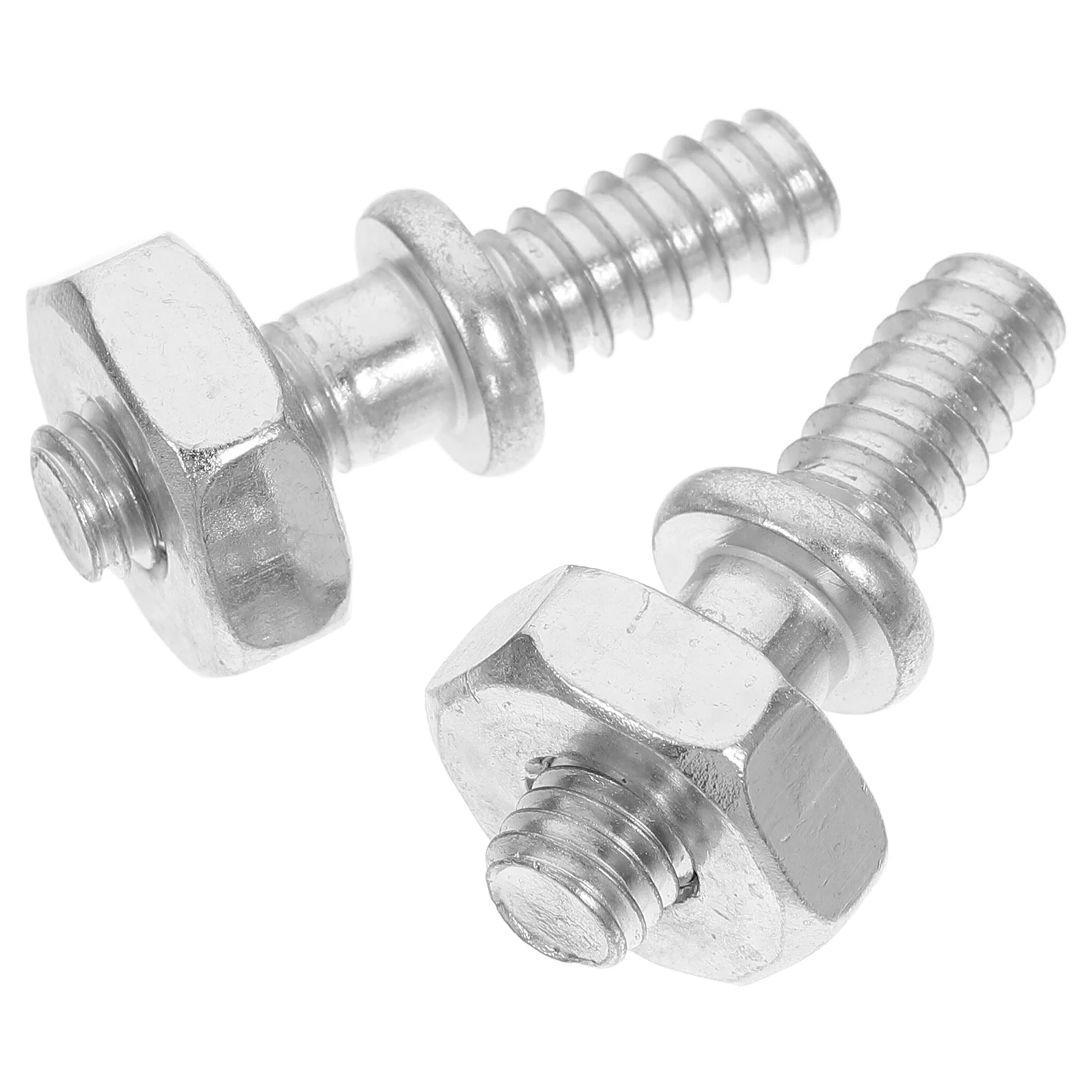 

2pcs Chainsaw Bar Studs Nuts Replacement Durable Guide Bar Hardware Kit For 170 251 Portable Chainsaw Repair Parts Nut Bolts Set