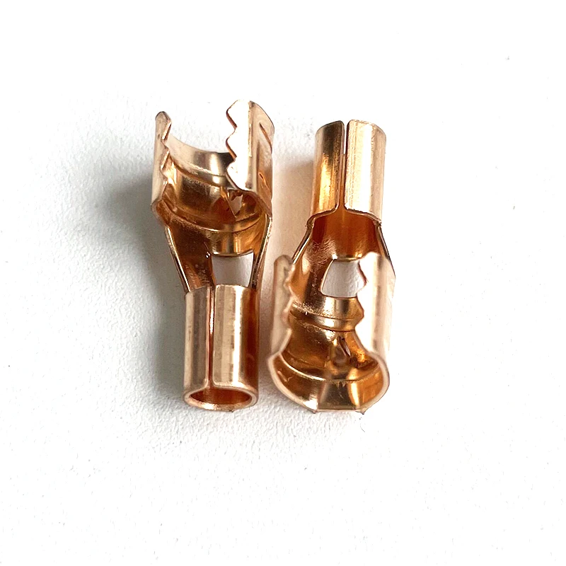 10/50pcs Ignition Transformer Connector Ceramic Ignition Pin Copper Connector Ignition High Voltage Wire Connector Wire Terminal