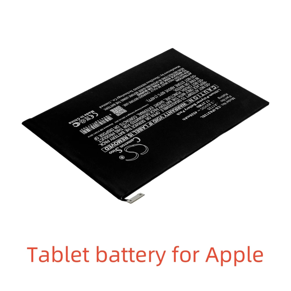 Batteria tablet ai polimeri di litio per Apple, 3,82 V, 4520 mAh, iPad mini 5 MUQX2LL/A A2133 A2124 A2126 A2114 A2125, A1725