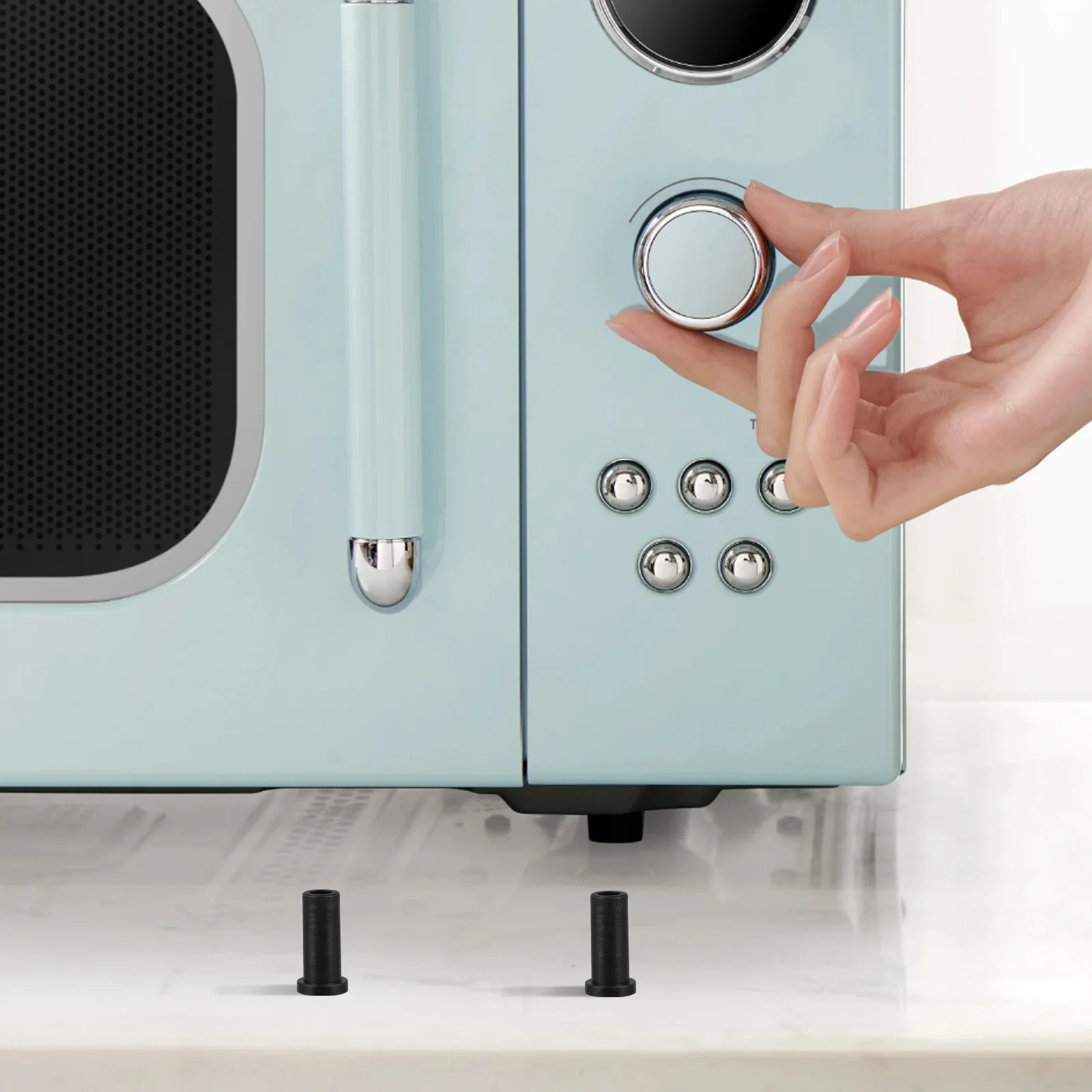 10 قطعة قواعد مطاطية مصدات جهاز طهي الأرز قدر الضغط منصات أجهزة المطبخ عدم الانزلاق العزل الحراري الحد من الضوضاء