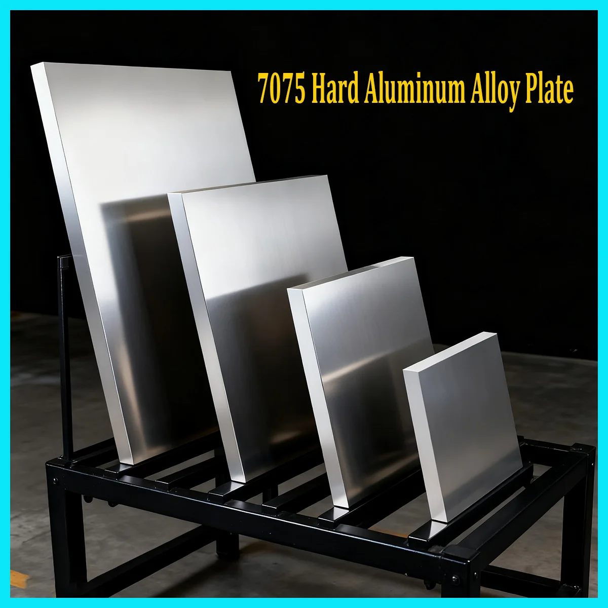 

7075 Hard Aluminum Alloy Plate / Hard Aluminum Plate - Sizes:100x200,200x200,300x300mm, Thickness:3,4,5,6-20mm, High Hardness