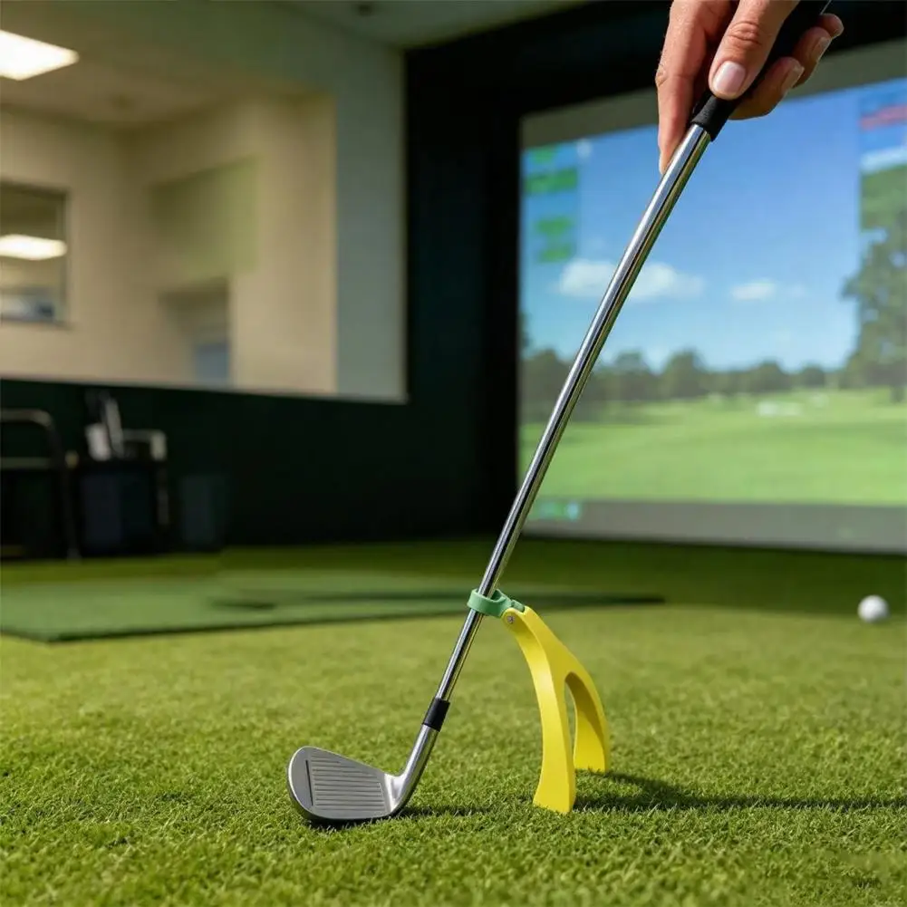 2Pcs 3D Printed Golf Club Stand Portable Golf Club Support Rack Golf Club Holder for Driving Range Course Backyard Outdoor