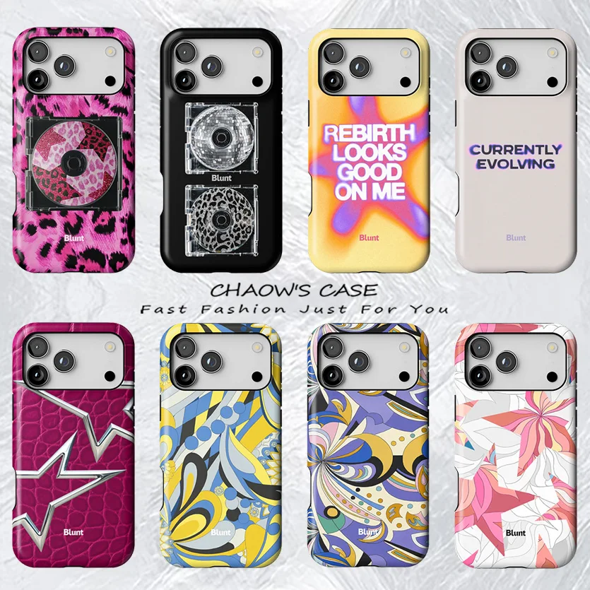 

Luxury Y2K CD & Punk Lightning Star Phone Case for iPhone 17 17e 16e 16 15 14 13 12 11 Air Pro Max Plus Double-layer Back Cover
