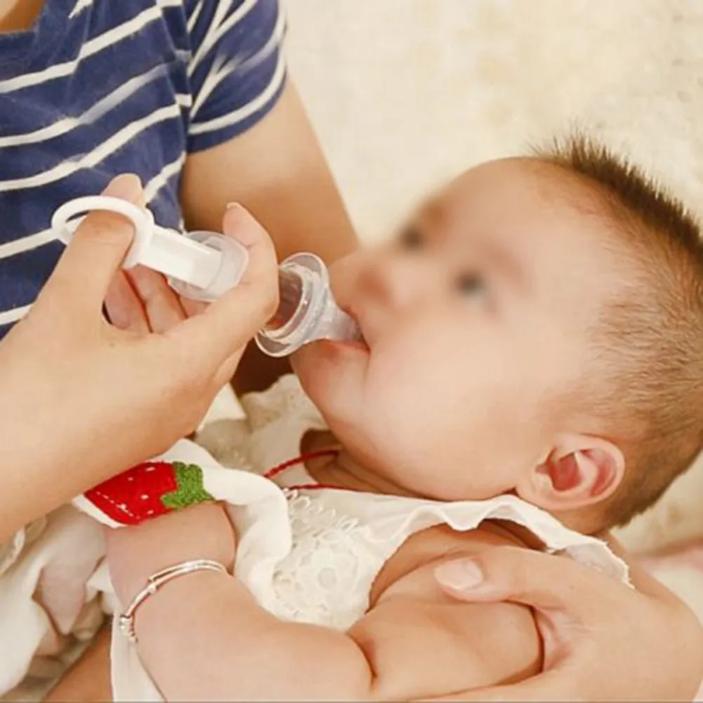 Baby Medicine Feeder White Needle Cylinder Design Tough PP Material Easy Use for Formula Water Medication Feeding Kit Baby PP