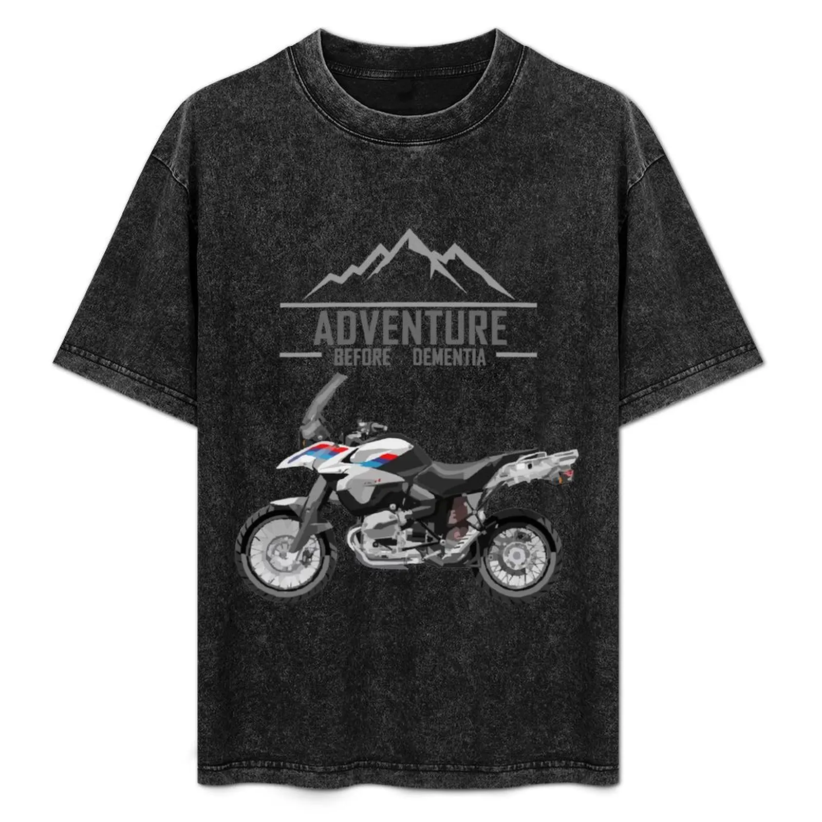 

Adventure Before Dementia Funny Mountain Adventure GS Motorcycle Bike T-Shirt Summer Sports Quick Dry T-Shirt