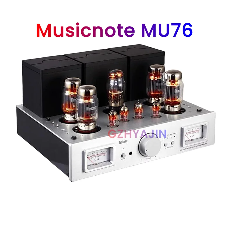 Musicnote MU76 45W*2 Fever Gallbladder Power Amplifier Electronic Tube HIFI High Fidelity KT88 Balanced Input Gallbladder AMP