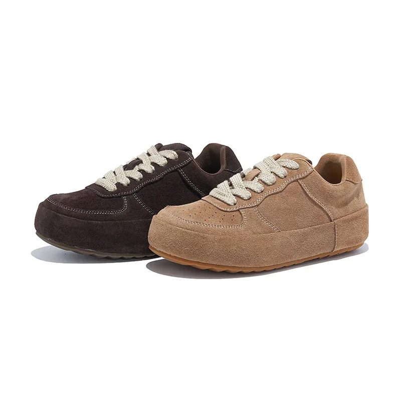 

AIYUQI, новинка 2025, женские кроссовки, удобная женская обувь на плоской подошве, женская обувь для скейтборда большого размера на шнуровке