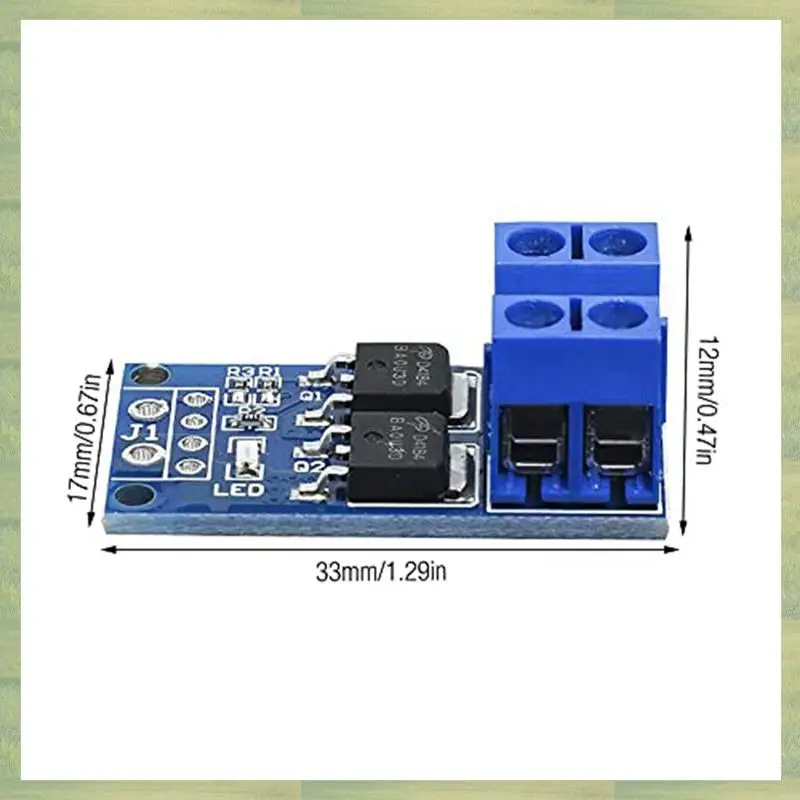 N15R-30PCS MOSFET Switch Drive Module Drive Module DC 5V-36V 15A(Max 30A) 400W Dual High-Power 0-20Khz PWM DC Motor Speed Contro